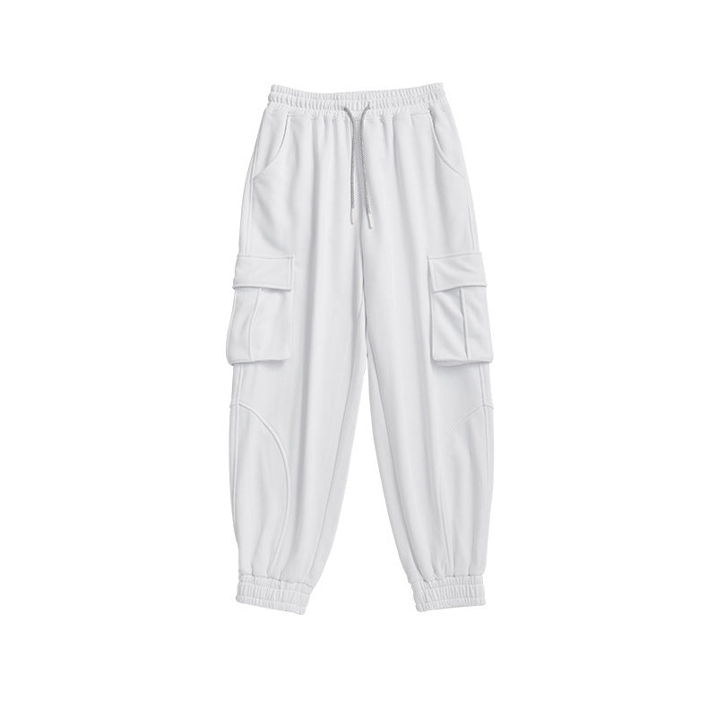 Solid Color Overalls, Knit Pants, All-match Trousers, Women's Sports Pants