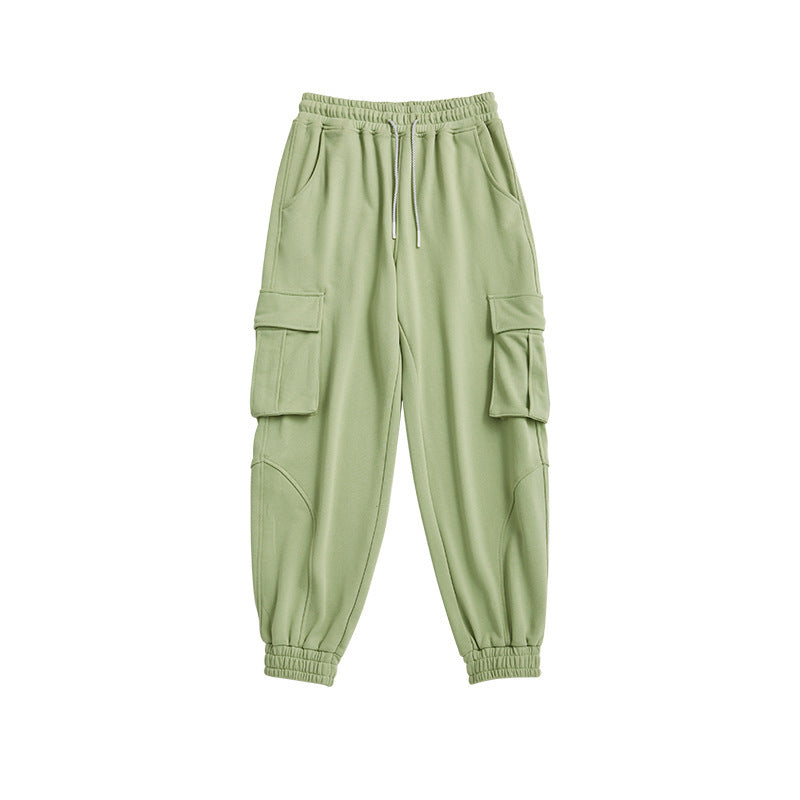Solid Color Overalls, Knit Pants, All-match Trousers, Women's Sports Pants