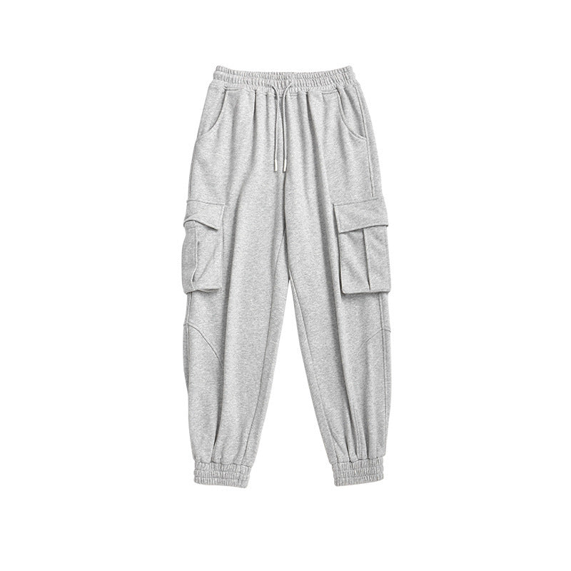 Solid Color Overalls, Knit Pants, All-match Trousers, Women's Sports Pants