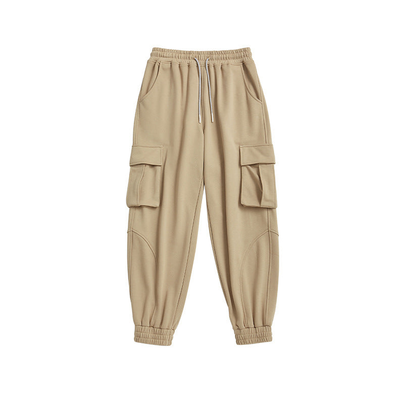 Solid Color Overalls, Knit Pants, All-match Trousers, Women's Sports Pants