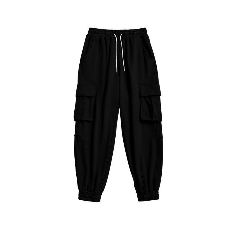 Solid Color Overalls, Knit Pants, All-match Trousers, Women's Sports Pants